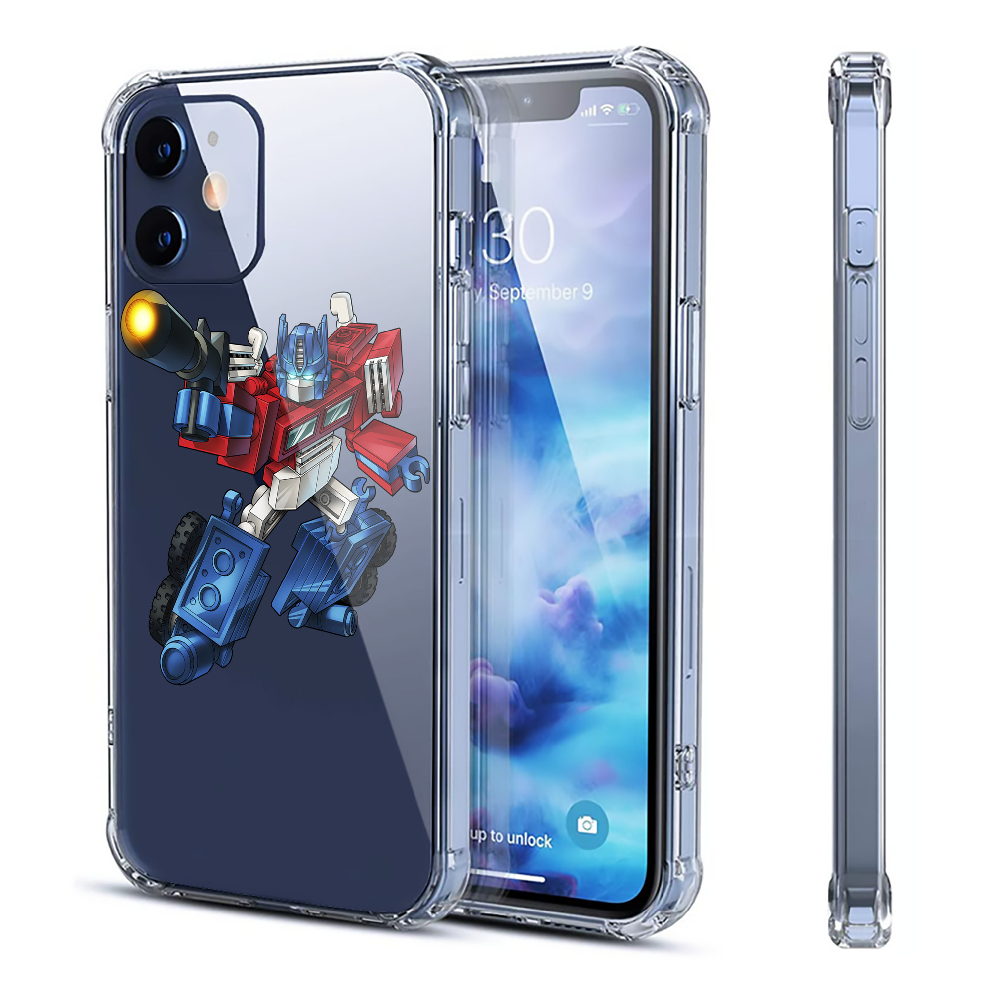 （画像用）  【iPhone 12シリーズ対応】透明スマホケース（クリアソフトケース）
